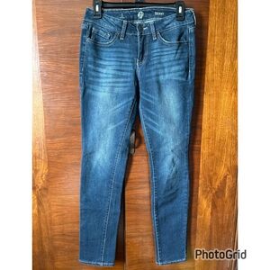 SO Blue Skinny Jeans with Classic Fading